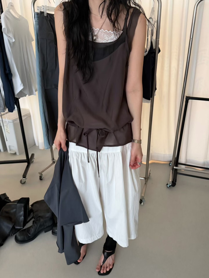 MINIMUZE韓國直郵女士新品休閑26春夏熱賣職業時尚吊帶背心MINIMUZE吊帶/背心