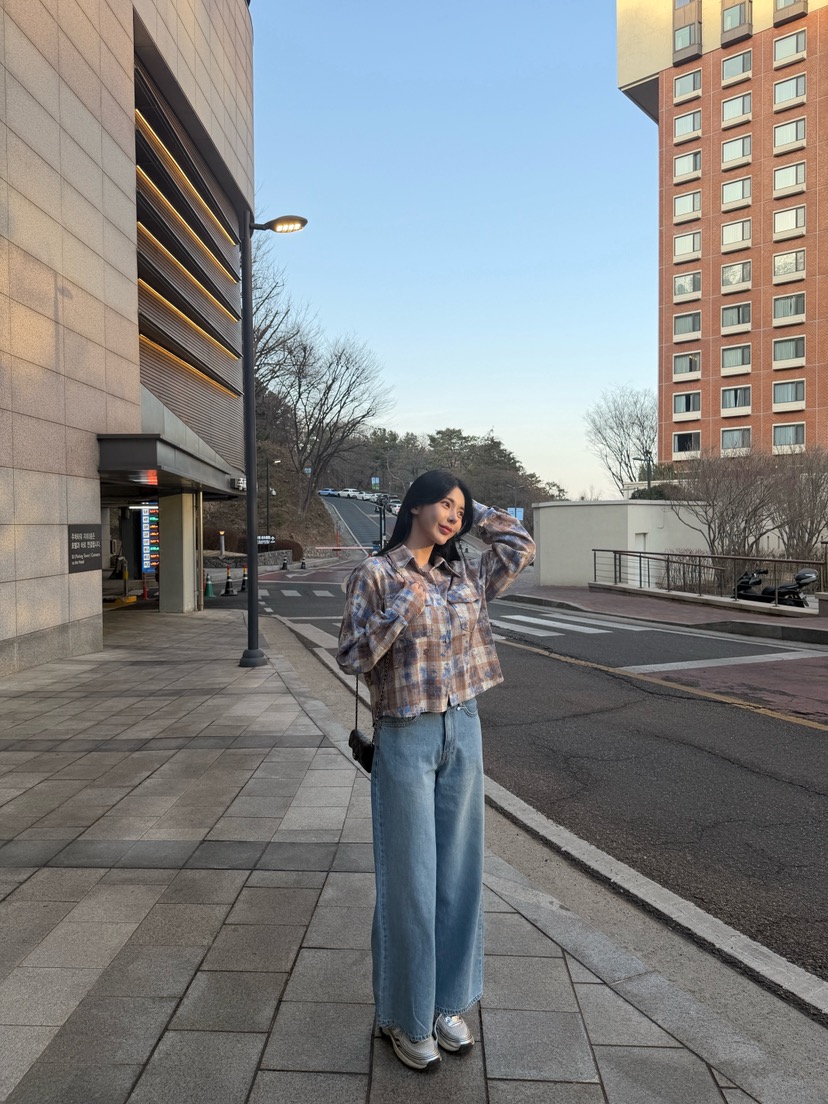 LAVIEU韓國直郵女裝新品職業休閑26春夏人氣推薦時尚牛仔褲LAVIEU牛仔褲