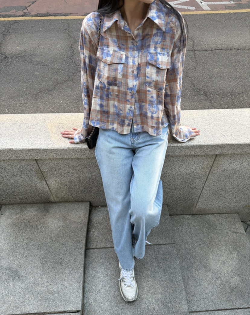 LAVIEU韓國直郵女裝新品職業休閑26春夏人氣推薦時尚牛仔褲LAVIEU牛仔褲