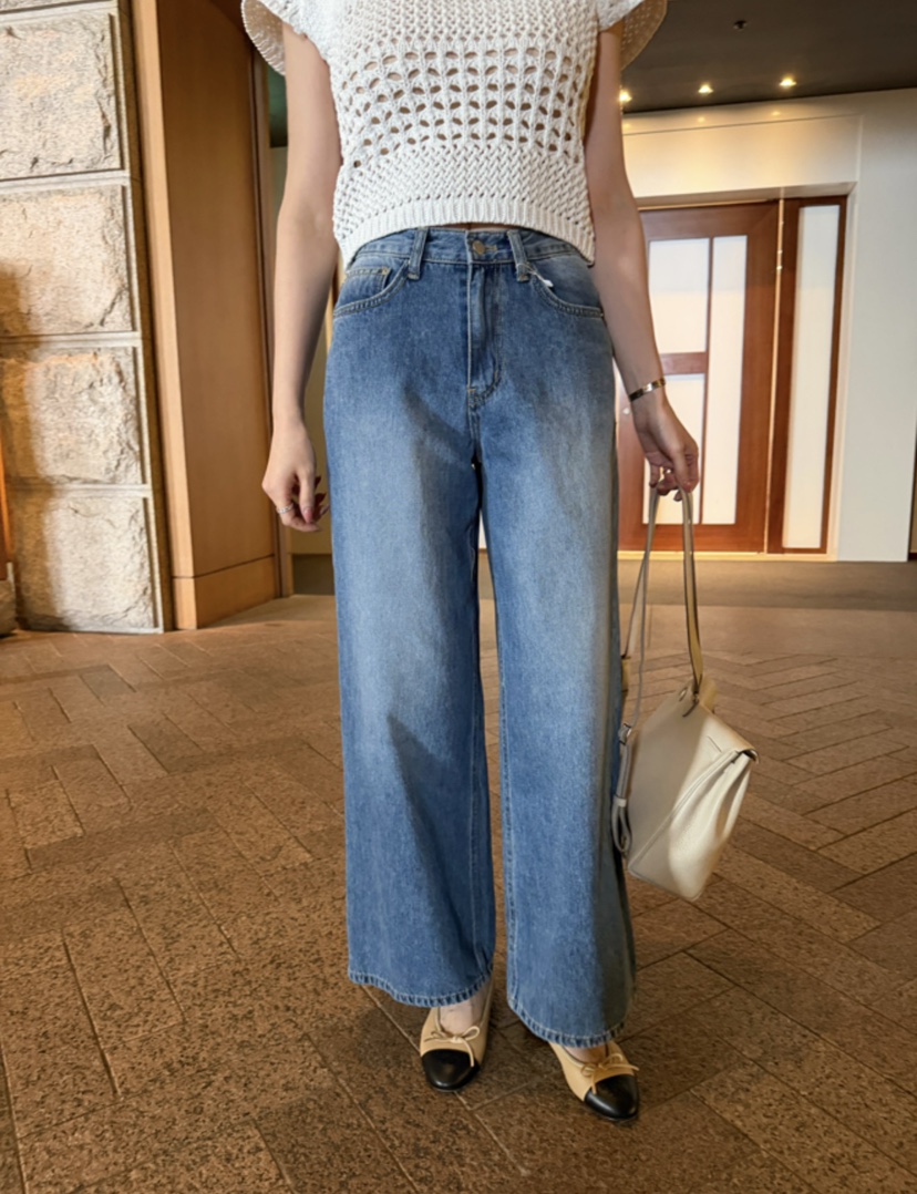 LAVIEU韓國直郵女裝新品職業休閑26春夏人氣推薦時尚牛仔褲LAVIEU牛仔褲圖色2