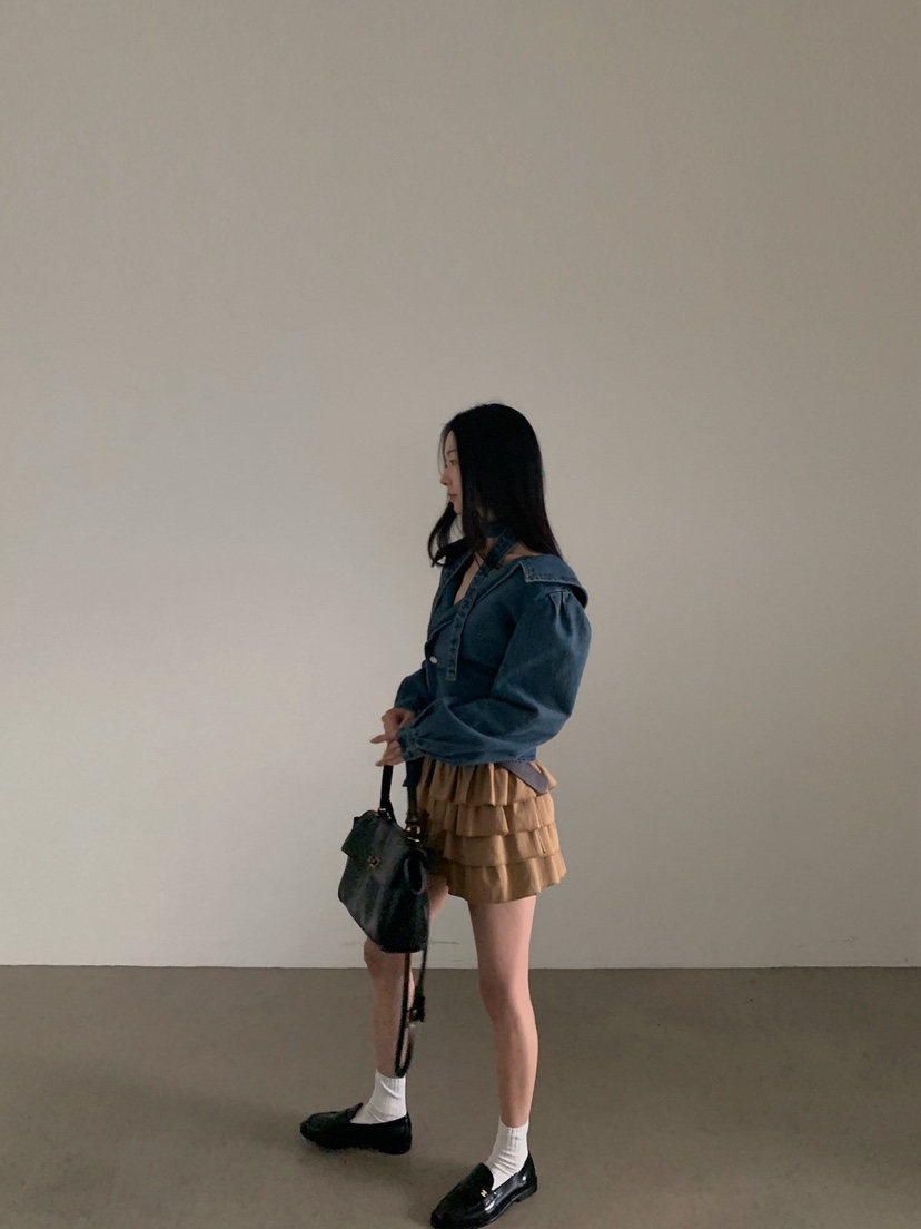 VERANDA韓國東大門代購女裝新款人氣推薦襯衫蕾絲衫含脖帶VERANDA襯衫/蕾絲衫