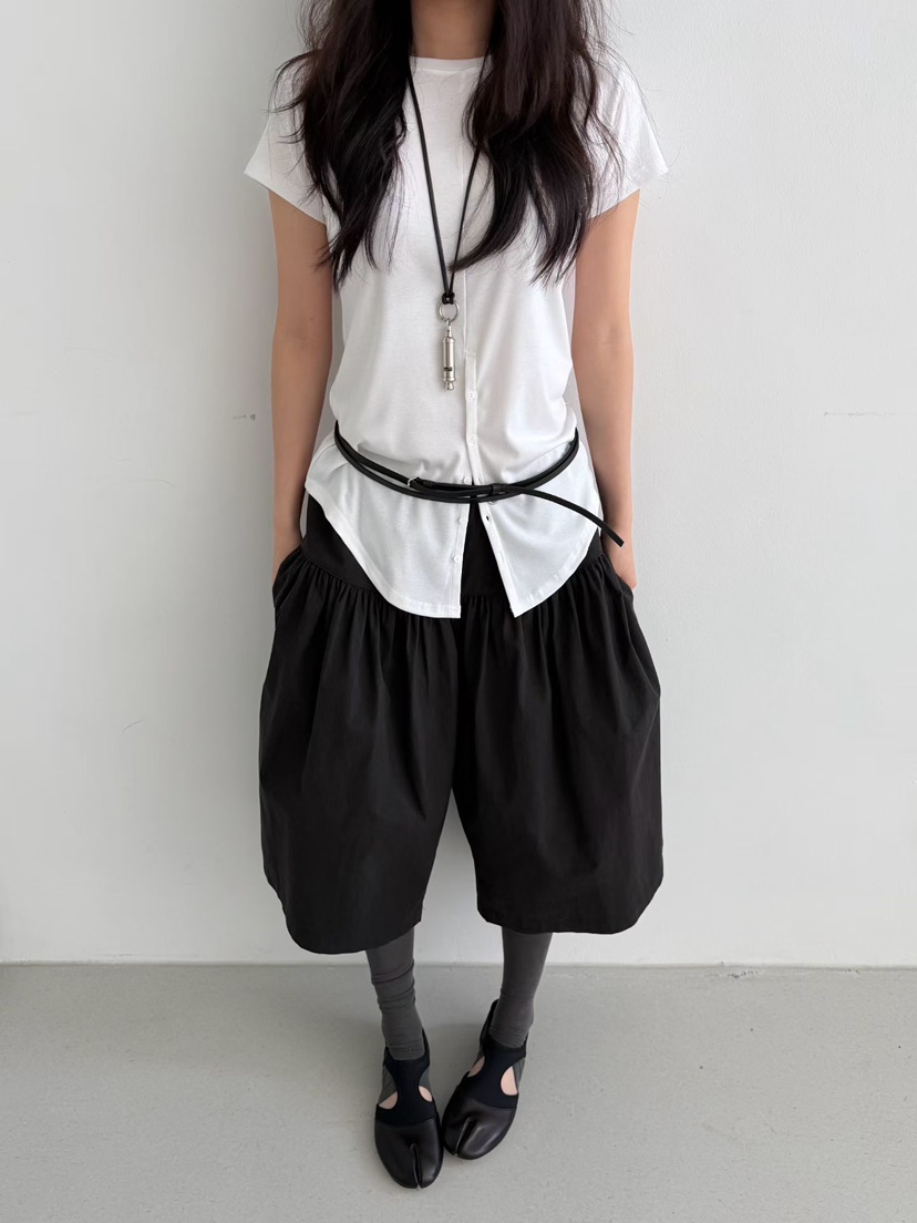 MINIMUZE韓國直郵實拍女士新品職業26春夏推薦熱賣休閑短褲MINIMUZE短褲