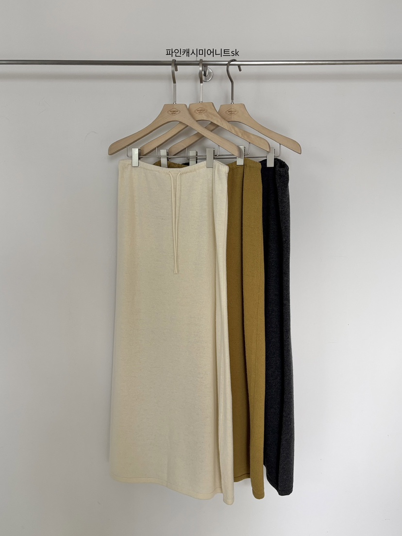 VERGAMOT韓國代購女士新款熱賣推薦人氣26春夏休閑長裙羊絨VERGAMOT長裙