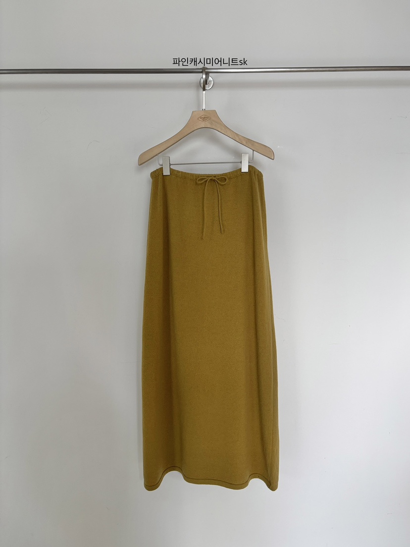 VERGAMOT韓國代購女士新款熱賣推薦人氣26春夏休閑長裙羊絨VERGAMOT長裙圖色2