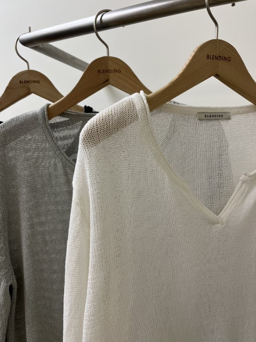 BLENDING-p韓國直郵實拍女裝新款推薦休閑職業26春夏針織衫BLENDING-p針織衫