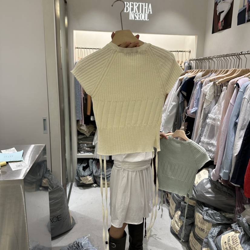 BERTHA韓國東大門代購女裝新品26春夏職業時尚人氣針織衫BERTHA針織衫