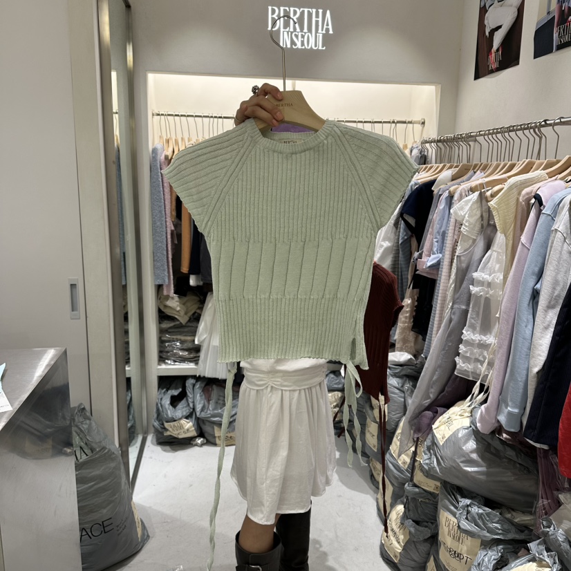 BERTHA韓國東大門代購女裝新品26春夏職業時尚人氣針織衫BERTHA針織衫圖色2