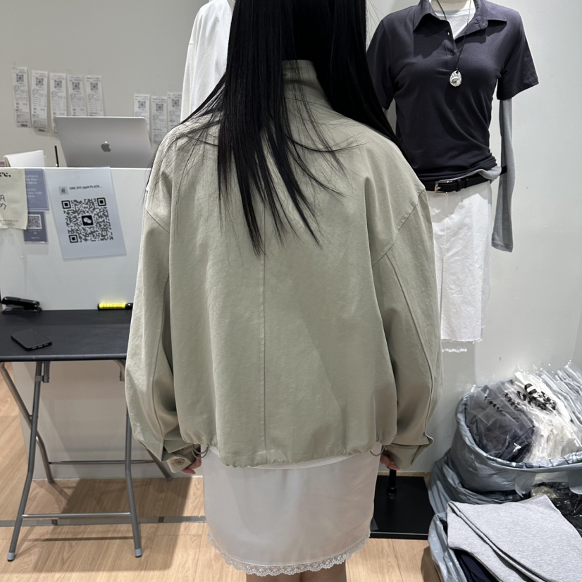 ORE-P韓國東大門直郵女裝新款推薦夾克不含內搭高領棉質ORE夾克