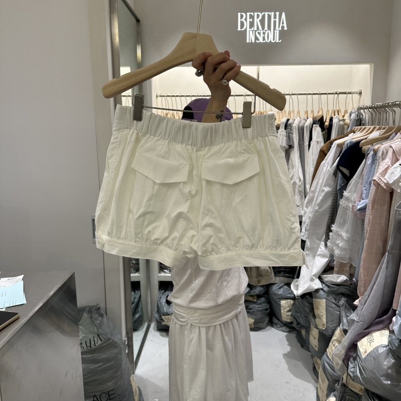 BERTHA韓國代購女裝新款推薦26春夏職業時尚短褲不含腰帶BERTHA短褲