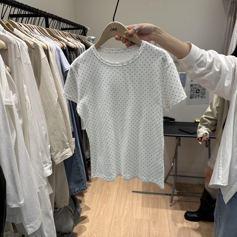 ORE-P韓國東大門直郵女裝新品熱賣人氣職業休閑26春夏T恤ORET恤圖色1