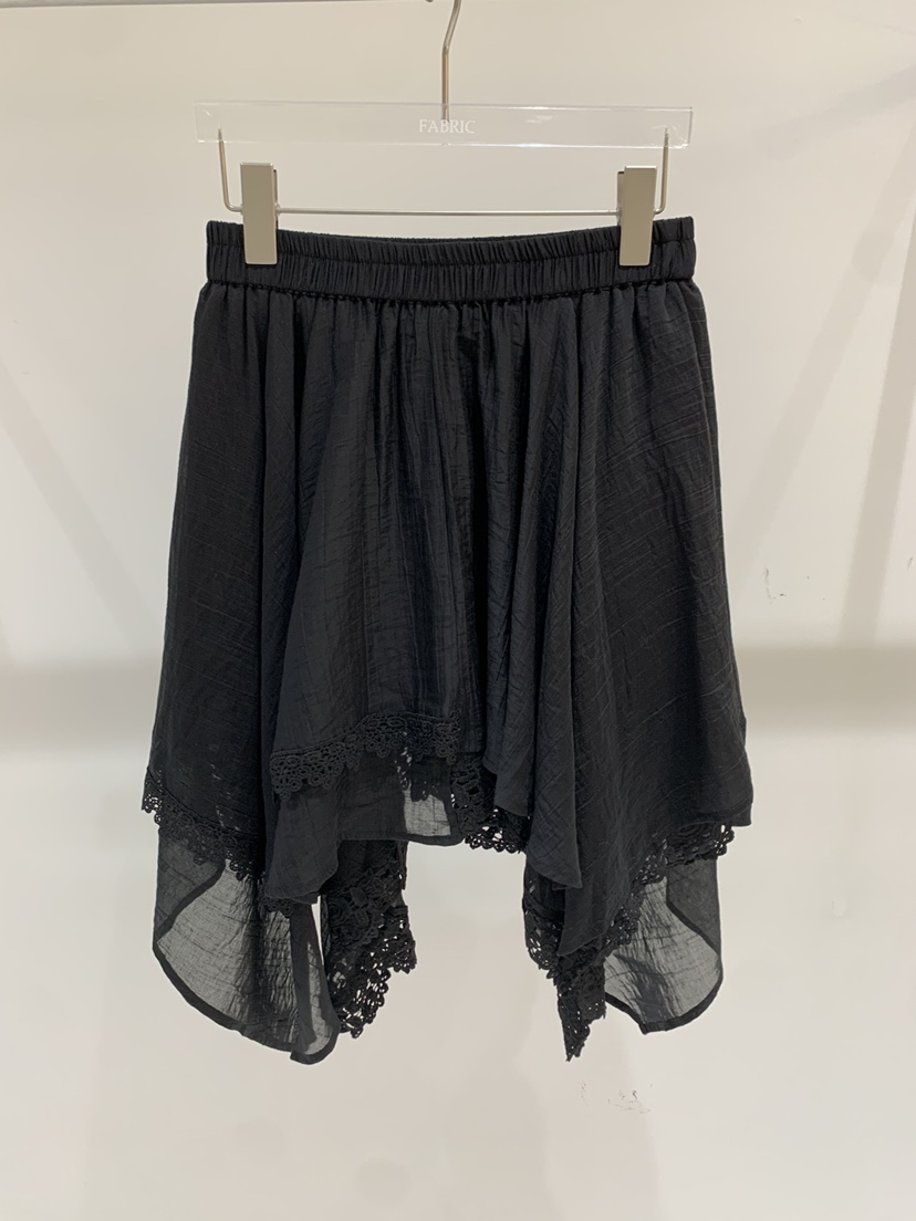 FABRIC韓國直郵女裝新品休閑時尚26春夏推薦職業短裙蕾絲FABRIC短裙圖色2