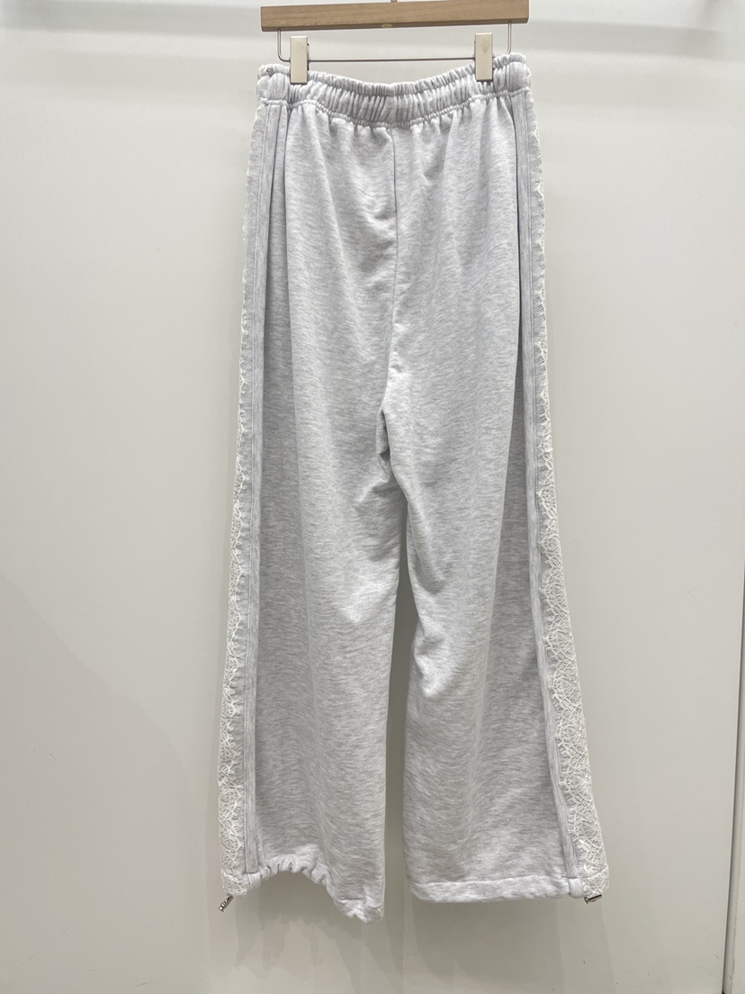 NYLON韓國東大門代購女士新款休閑推薦人氣26春夏休閑褲蕾絲NYLON休閑褲