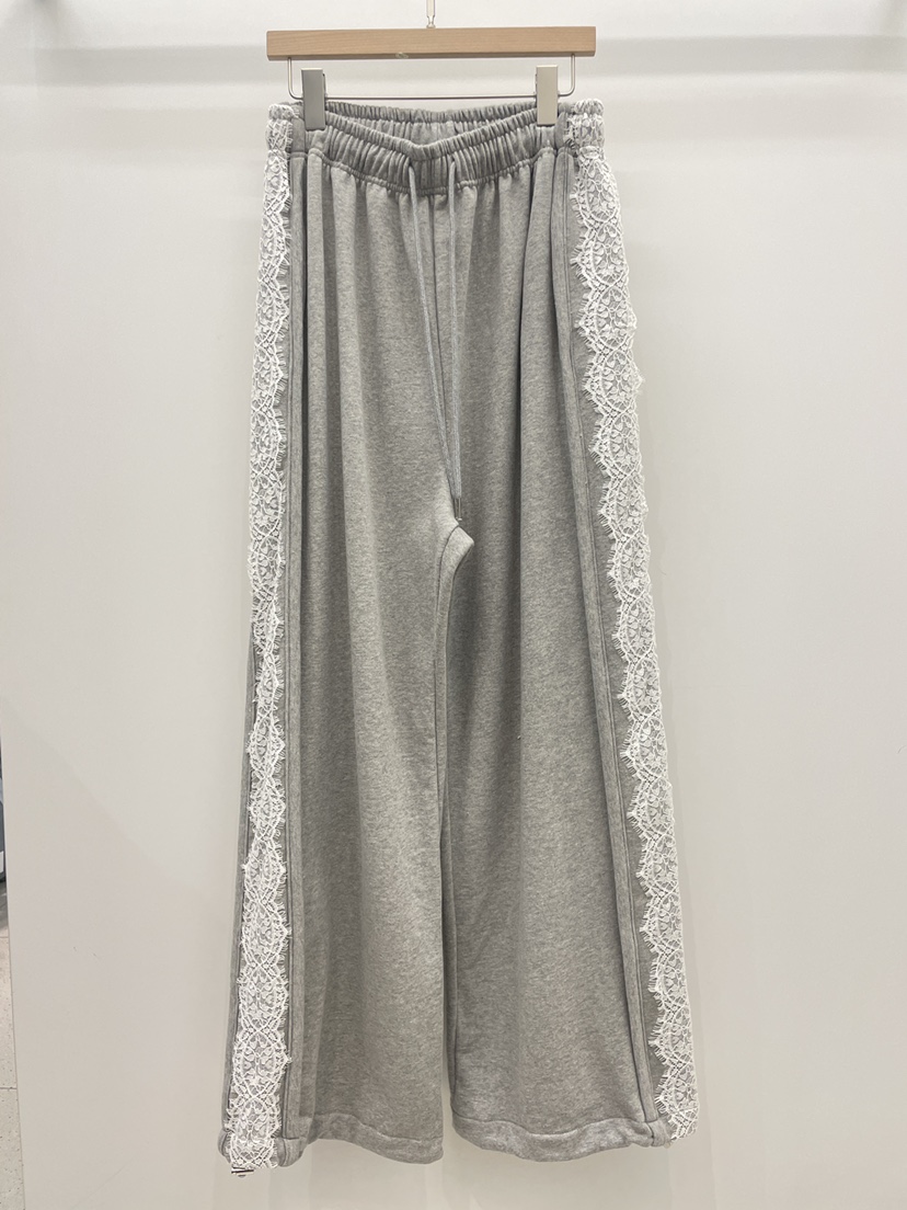 NYLON韓國東大門代購女士新款休閑推薦人氣26春夏休閑褲蕾絲NYLON休閑褲圖色2