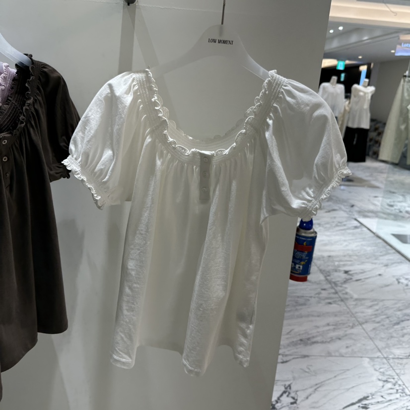 LOW MOMENT韓國東大門直郵女士新品26春夏推薦襯衫蕾絲衫LOW MOMENT襯衫/蕾絲衫圖色3