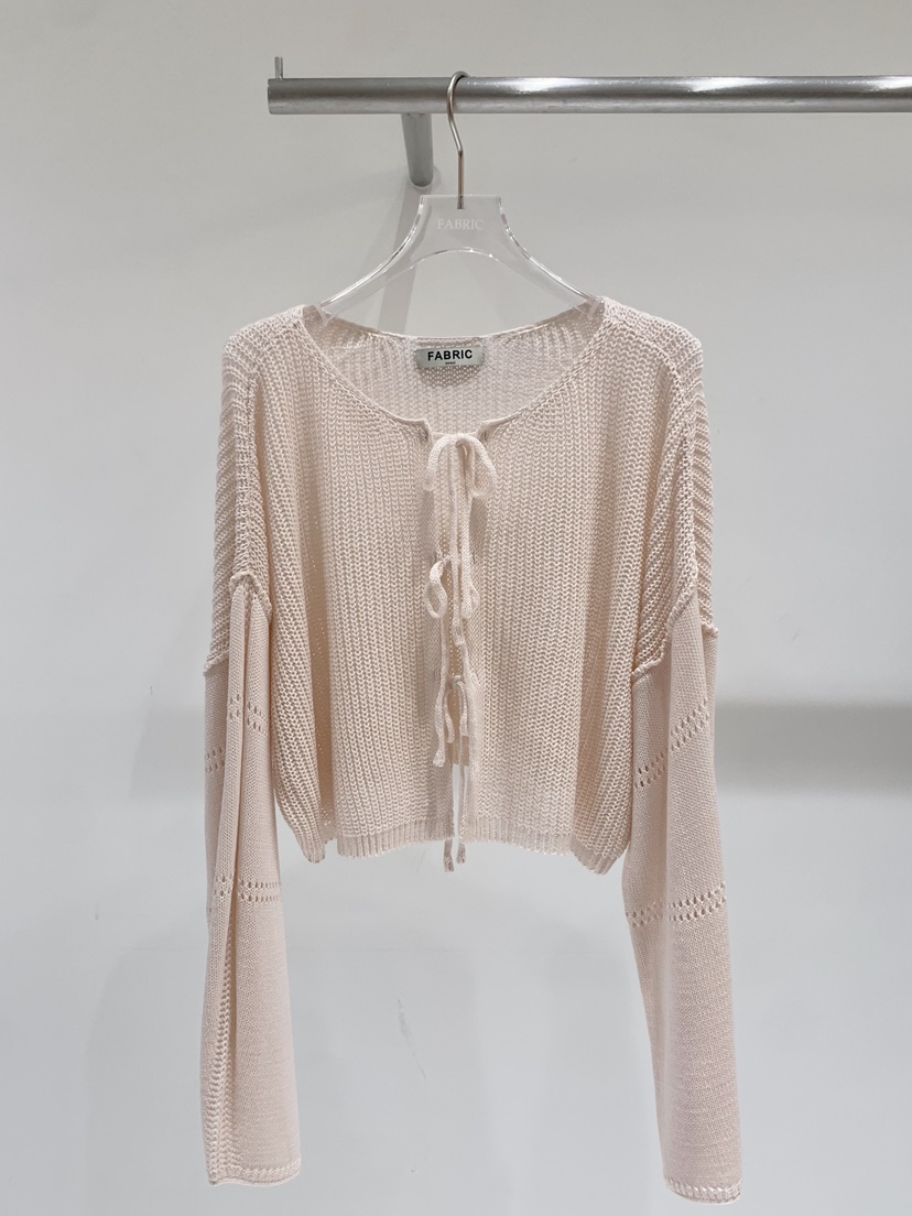 FABRIC韓國東大門代購女士新品時尚職業熱賣26春夏針織衫FABRIC針織衫圖色1