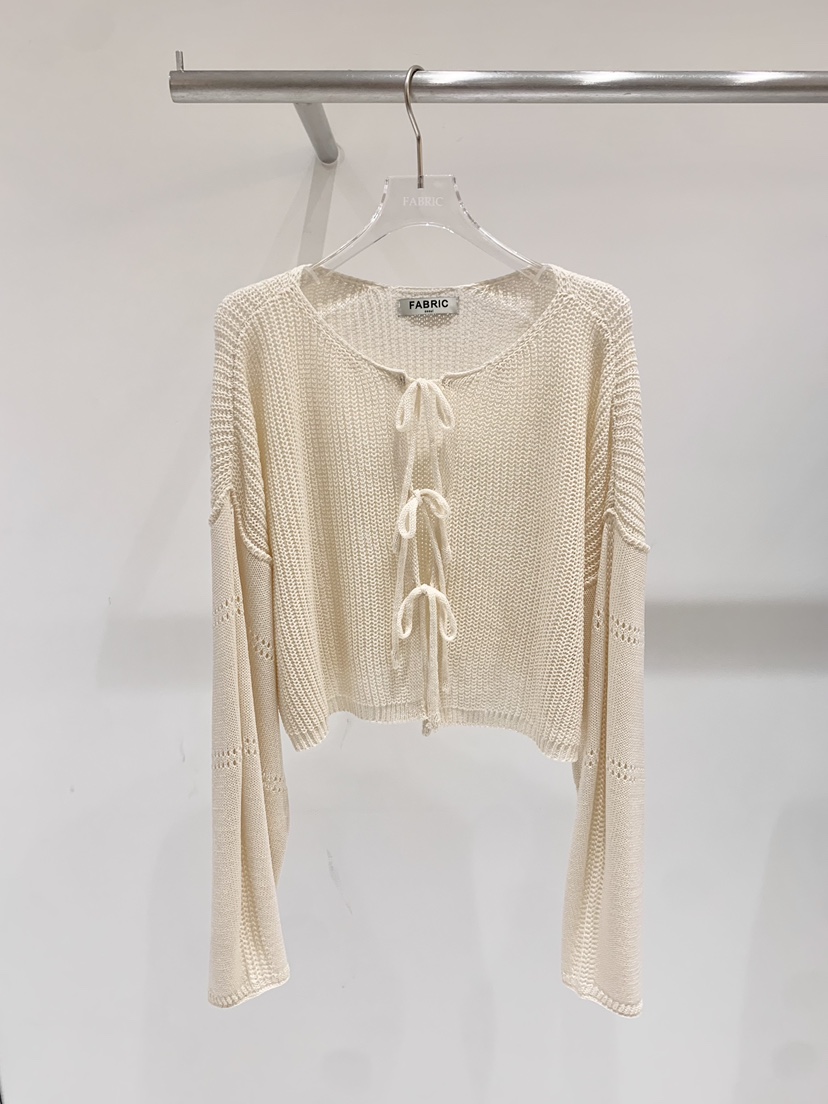 FABRIC韓國東大門代購女士新品時尚職業熱賣26春夏針織衫FABRIC針織衫圖色2