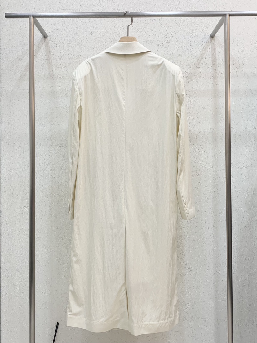 LIGHT AND SALT韓國直郵女士新款推薦職業長款風衣雙層LIGHT AND SALT長款風衣