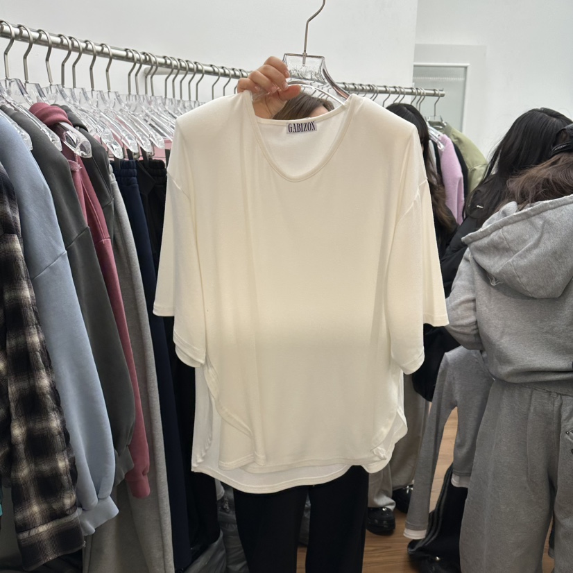 GABIZON韓國代購女裝新款職業人氣熱賣休閑26春夏推薦T恤GABIZONT恤圖色1