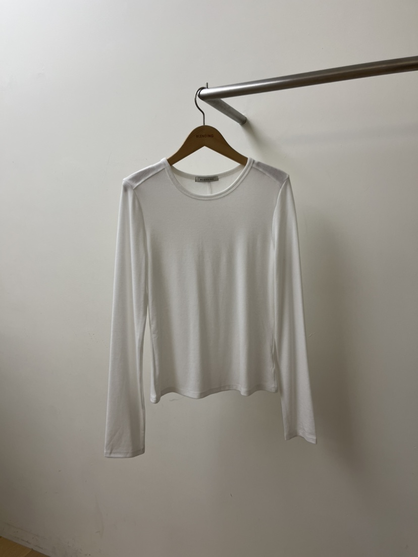 BLENDING-p韓國直郵女裝新品推薦熱賣人氣休閑職業長袖T恤BLENDING-p長袖T恤圖色1