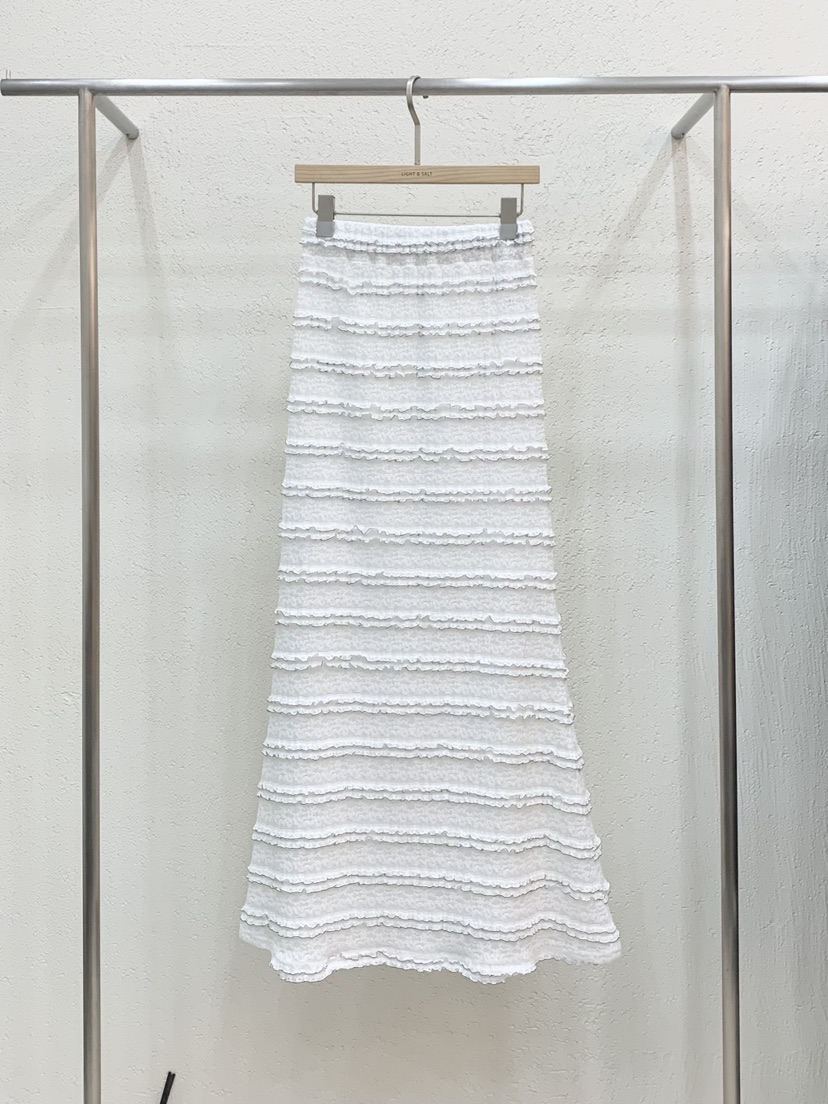 LIGHT AND SALT韓國東大門代購女士新品人氣時尚長裙蕾絲LIGHT AND SALT長裙圖色1