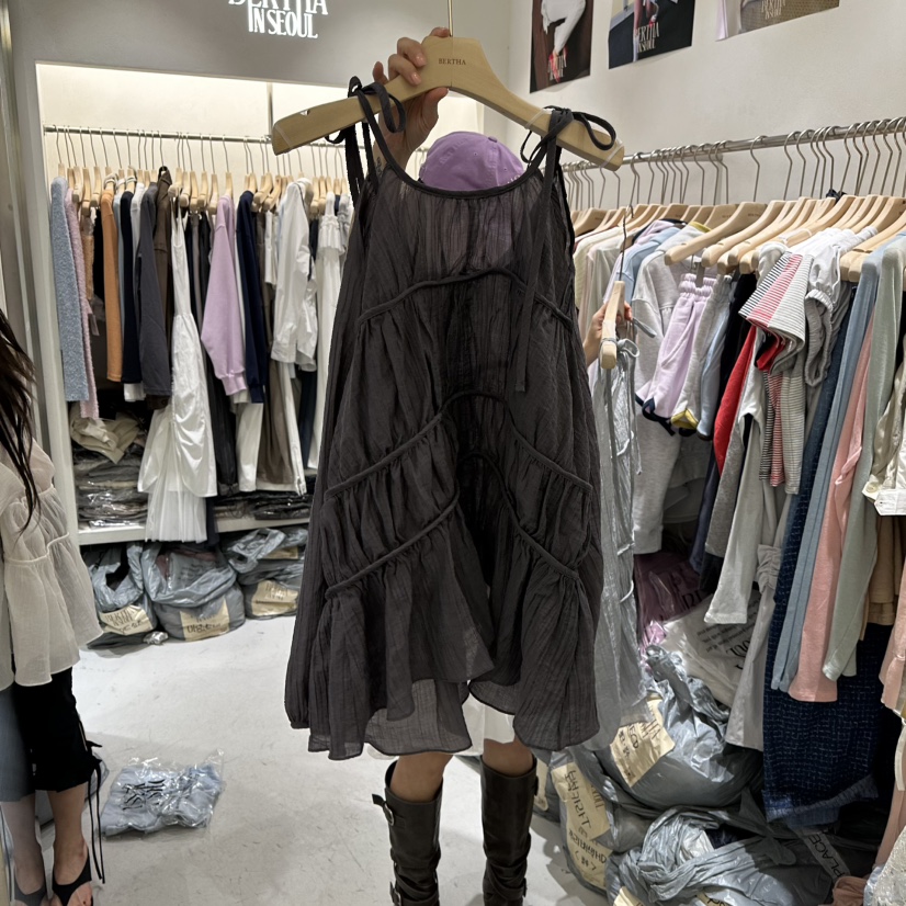 BERTHA韓國直郵實拍女士新款休閑推薦熱賣時尚人氣連衣裙BERTHA連衣裙圖色2