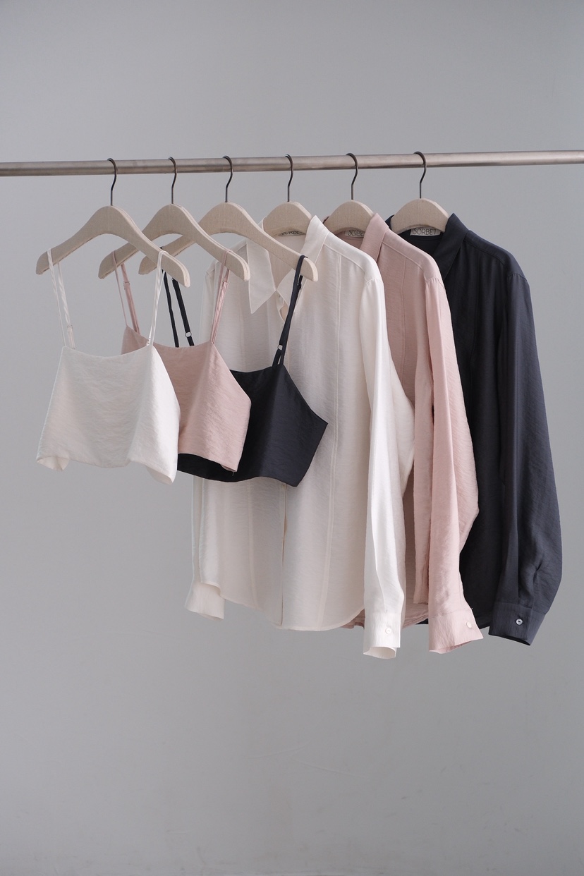 SORBET/FLAT WHITE韓國直郵女士新品休閑職業真品吊帶背心SORBET/FLAT WHITE吊帶/背心