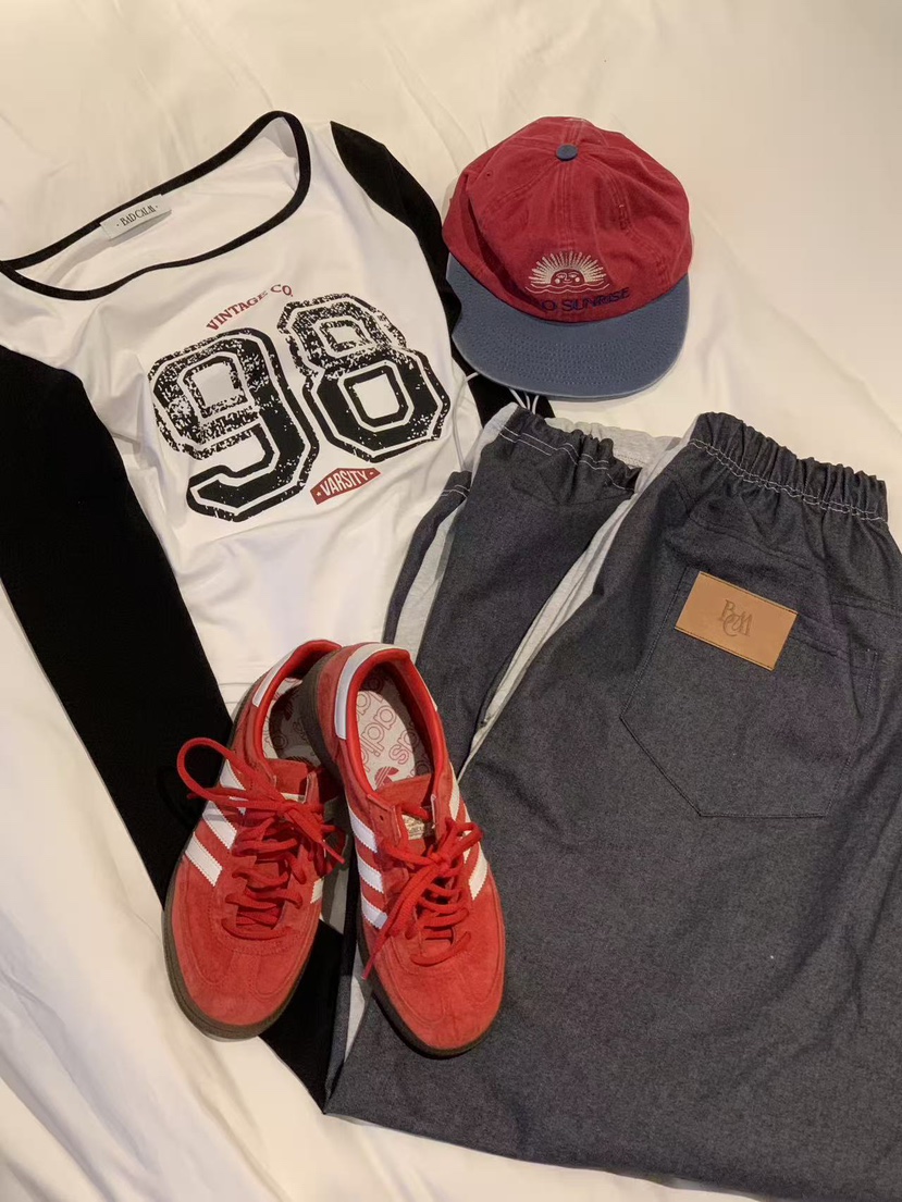 BADCALM東大門直郵女士新款26春夏人氣真品推薦職業長袖T恤BADCALM長袖T恤