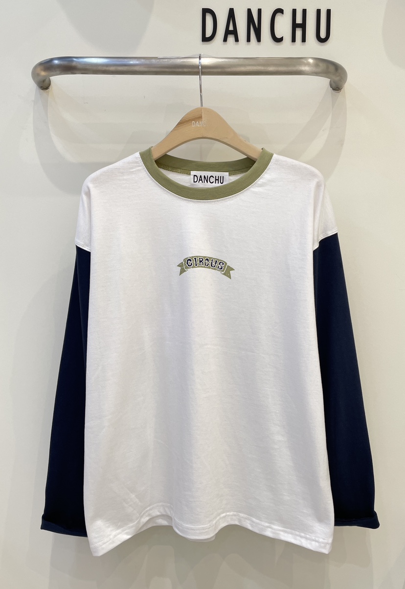DANCHU東大門實拍女裝新品人氣時尚休閑推薦26春夏長袖T恤DANCHU長袖T恤圖色2