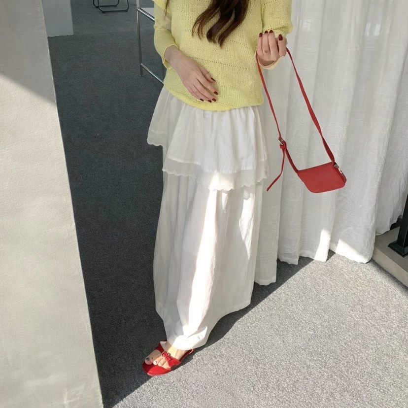 CORAL韓國直郵女裝新品26春夏職業真品時尚推薦熱賣休閑長裙CORAL長裙