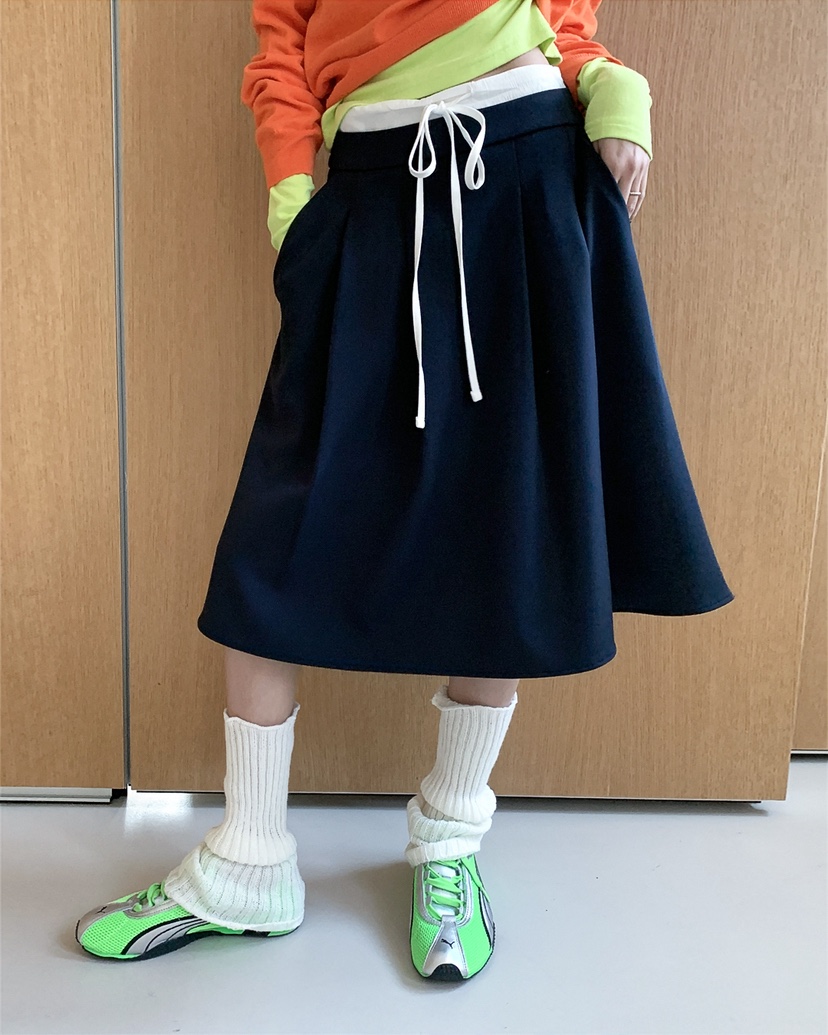 LIVE AID-P東大門直郵女裝新款職業熱賣休閑半身裙中短裙LIVE AID-P半身裙/中短裙