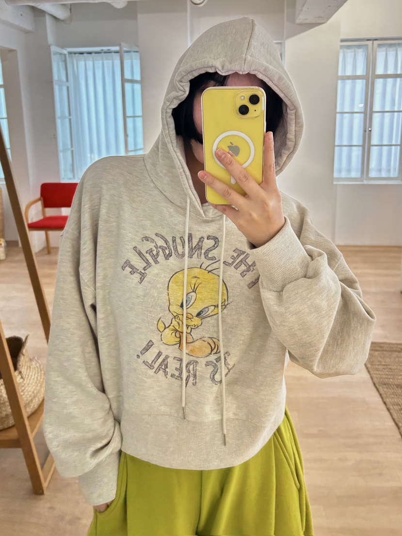 THE LINE-Q東大門實拍女士新品26春夏人氣休閑真品衛衣THE LINE-Q衛衣