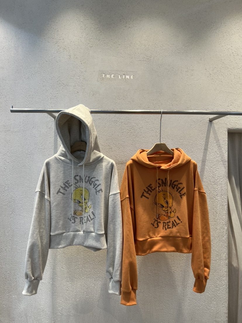 THE LINE-Q東大門實拍女士新品26春夏人氣休閑真品衛衣THE LINE-Q衛衣