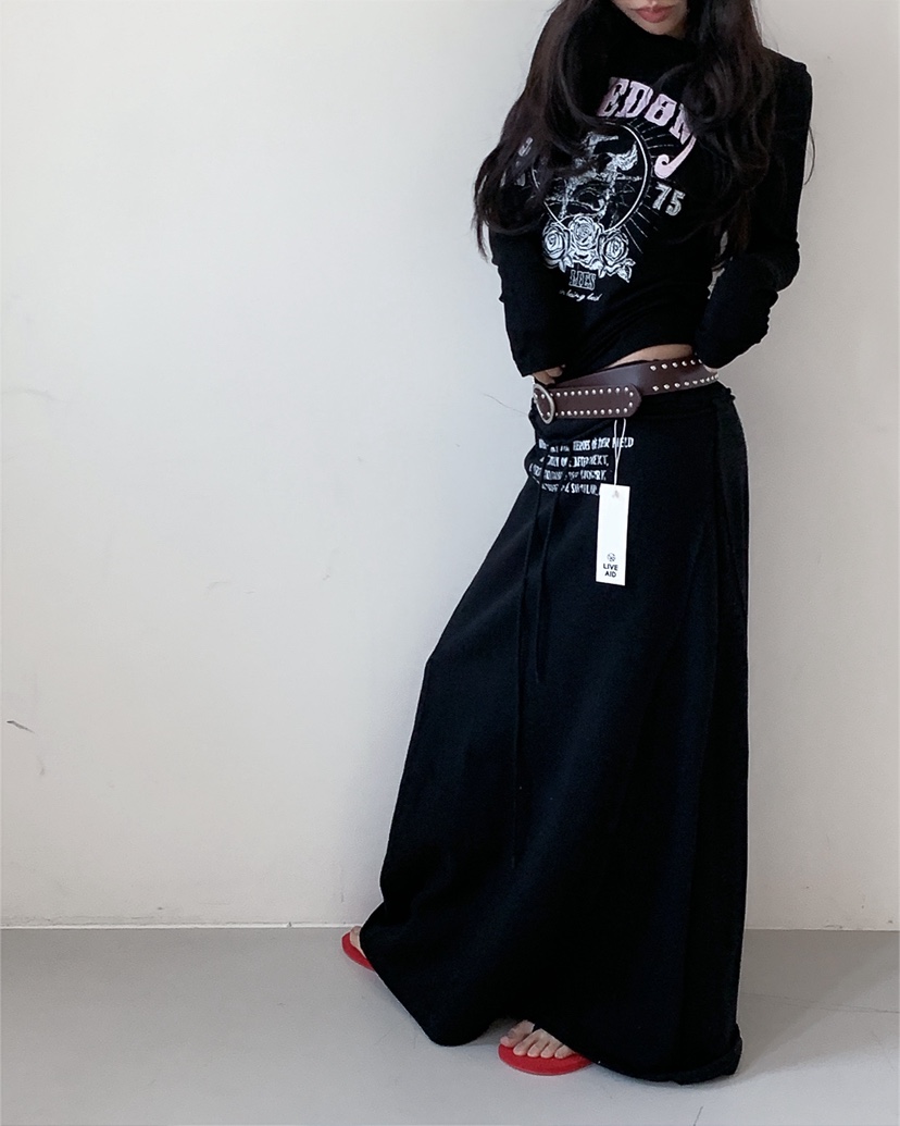 LIVE AID-P東大門代購女士新品真品職業時尚人氣長袖T恤LIVE AID-P長袖T恤