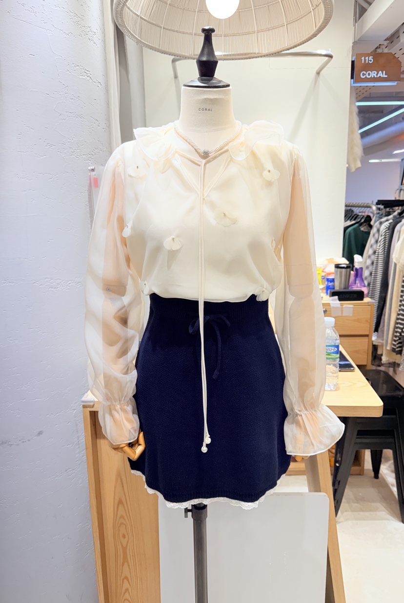 CORAL韓國代購女裝新品職業休閑人氣真品時尚推薦26春夏短裙CORAL短裙