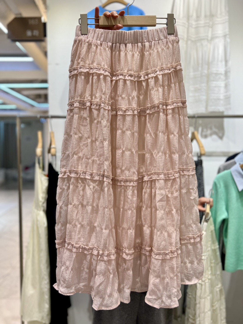 OLA東大門實拍女士新品真品推薦人氣時尚休閑26春夏職業長裙mellor/OLA長裙圖色2