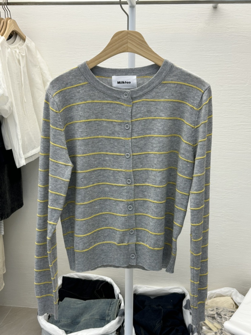 MILK TEA東大門實拍女裝新款職業人氣推薦時尚26春夏針織衫MILK TEA針織衫圖色3