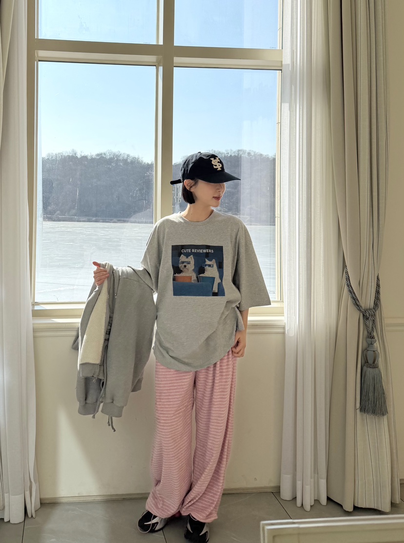 THE LINE-Q東大門實拍女士新品26春夏真品職業推薦休閑T恤THE LINE-QT恤