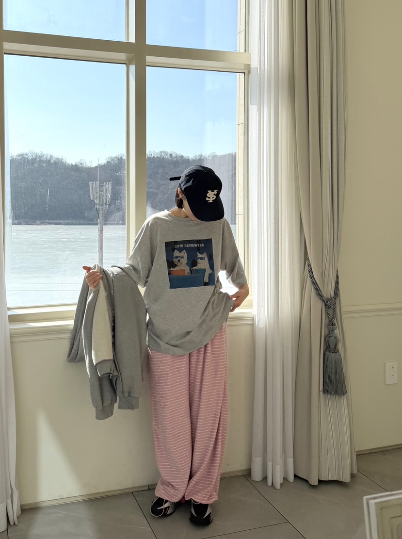 THE LINE-Q東大門實拍女士新品26春夏真品職業推薦休閑T恤THE LINE-QT恤