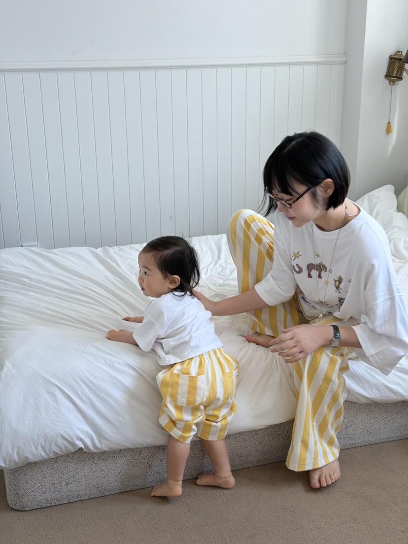 THE LINE-Q韓國代購女士新款人氣休閑熱賣推薦26春夏休閑褲THE LINE-Q休閑褲