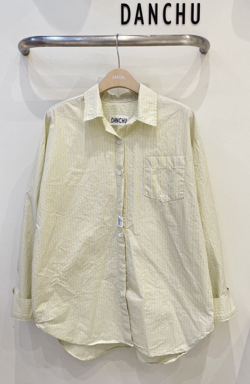 DANCHU韓國代購女士新品時尚人氣推薦26春夏休閑襯衫蕾絲衫DANCHU襯衫/蕾絲衫圖色1