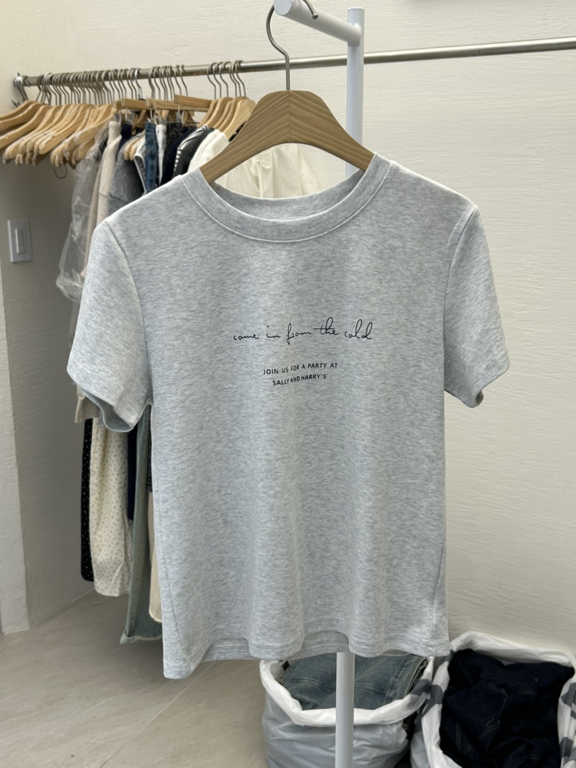 MILK TEA韓國直郵女士新品熱賣職業26春夏休閑真品推薦T恤MILK TEAT恤圖色2