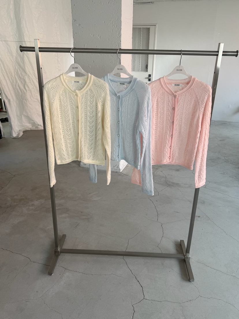 ESCHER東大門實拍女士新款休閑推薦26春夏針織衫馬海毛圍巾ESCHER針織衫