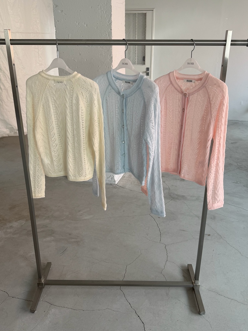 ESCHER東大門實拍女士新款休閑推薦26春夏針織衫馬海毛圍巾ESCHER針織衫