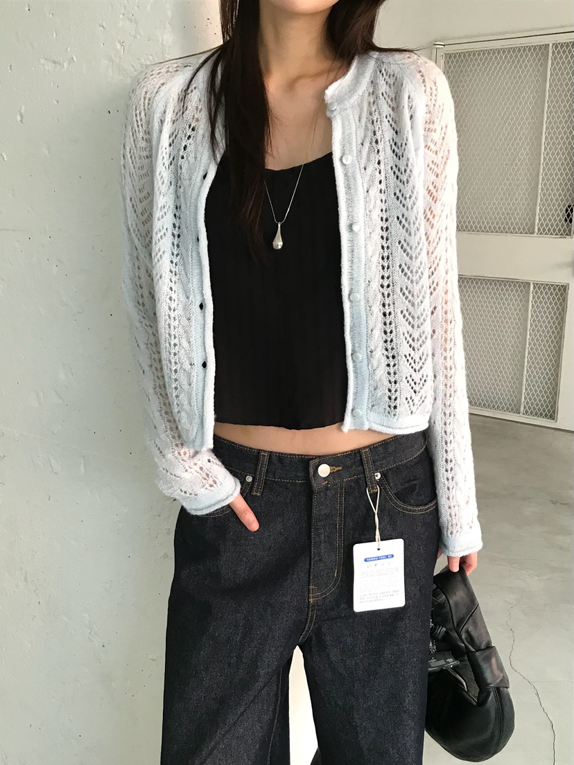 ESCHER東大門實拍女士新款休閑推薦26春夏針織衫馬海毛圍巾ESCHER針織衫