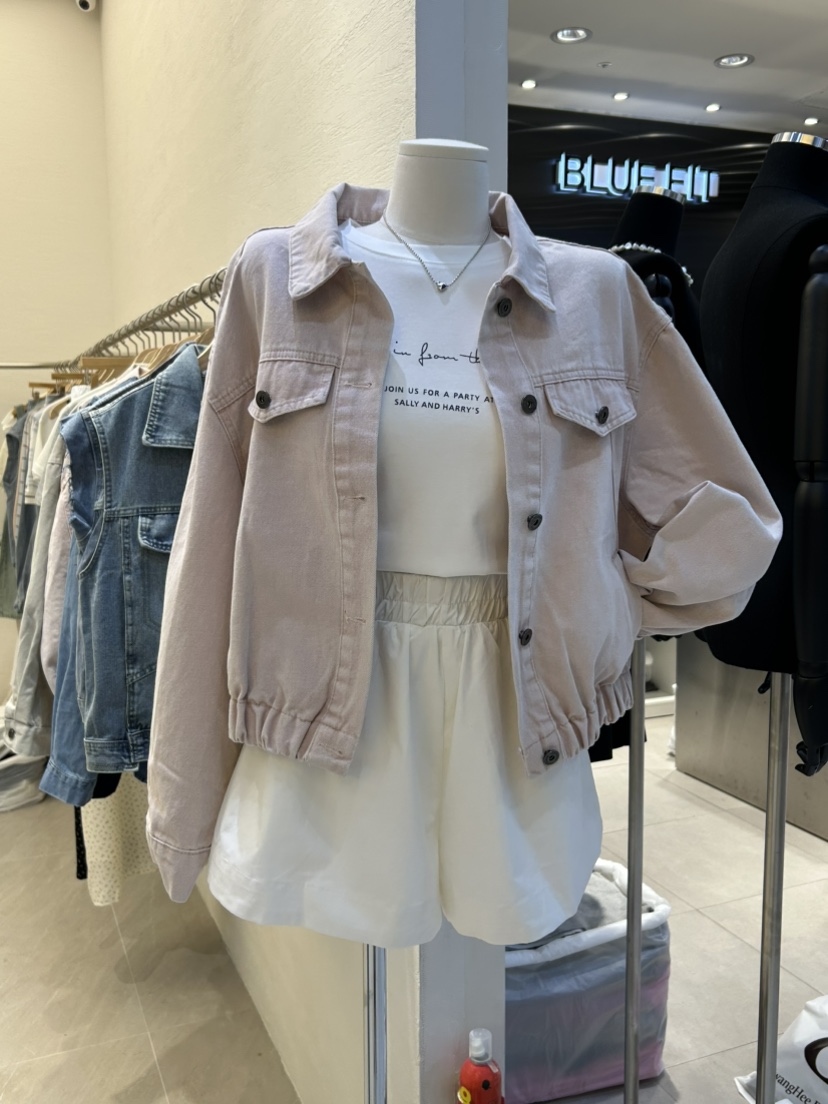 MILK TEA韓國直郵女裝新品真品休閑人氣推薦時尚26春夏夾克MILK TEA夾克