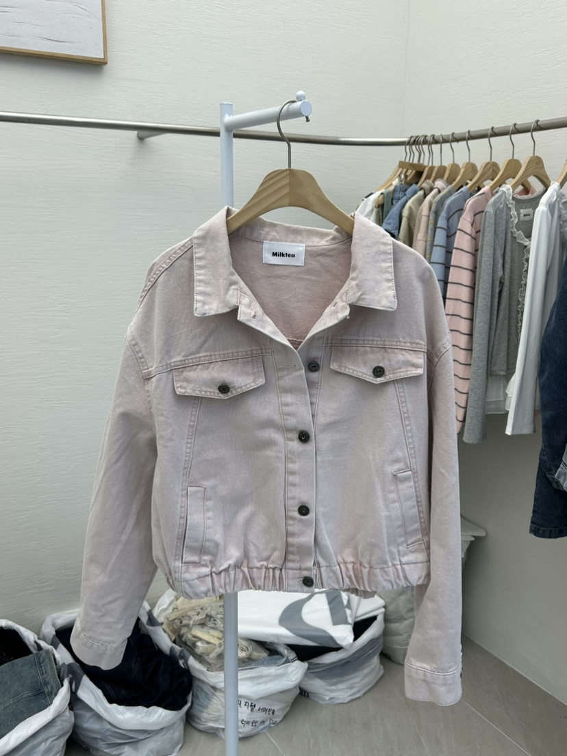 MILK TEA韓國直郵女裝新品真品休閑人氣推薦時尚26春夏夾克MILK TEA夾克圖色1