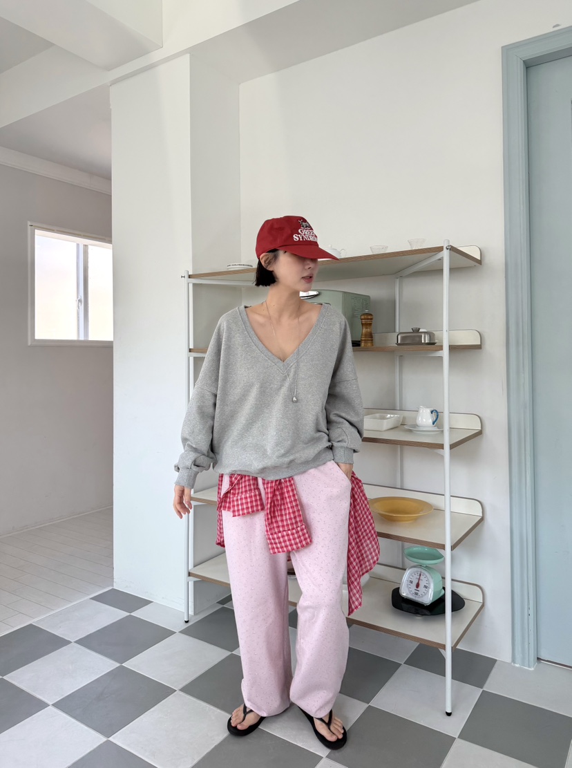 THE LINE-Q東大門直郵女士新款推薦26春夏休閑時尚休閑褲THE LINE-Q休閑褲