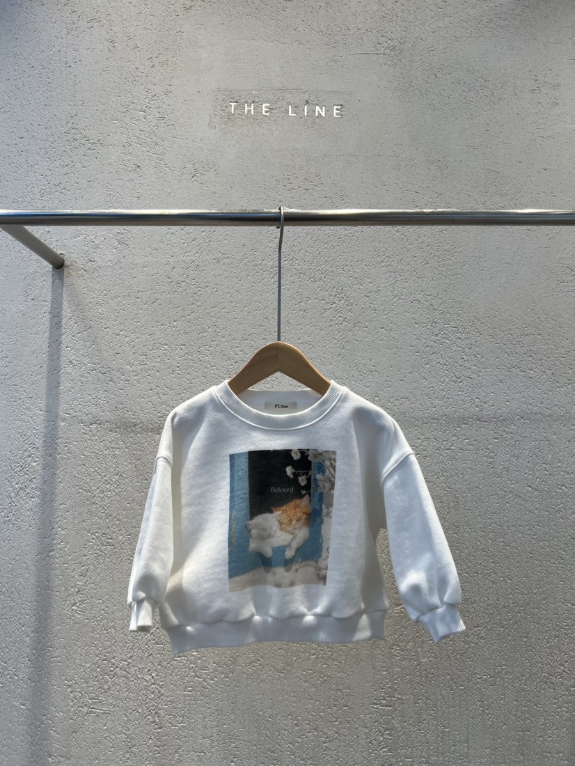 THE LINE-Q韓國直郵女裝新品熱賣推薦26春夏真品衛衣童裝THE LINE-Q衛衣圖色1