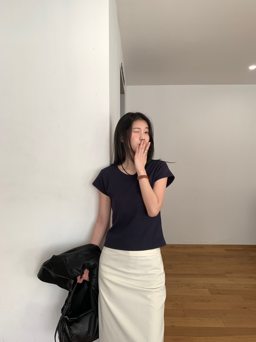 BLACK PIG韓國代購女裝新款真品職業26春夏人氣休閑推薦T恤VIVIAN_LEET恤