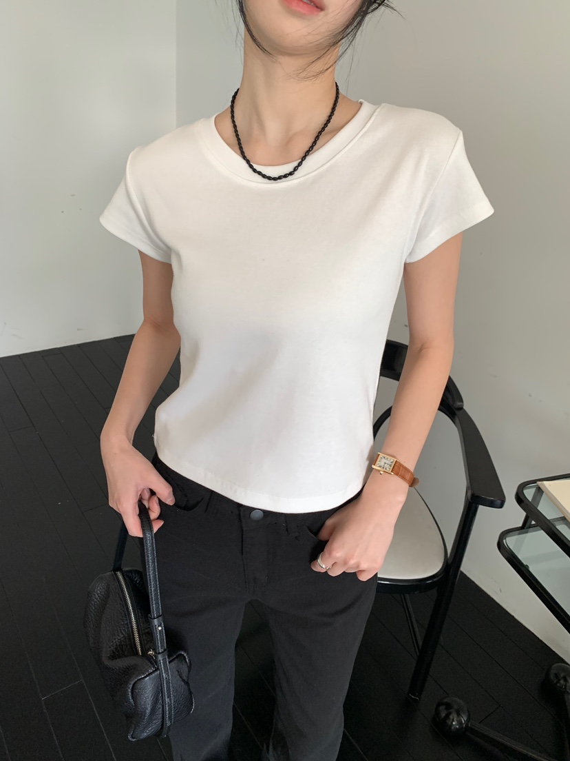 BLACK PIG韓國代購女裝新款真品職業26春夏人氣休閑推薦T恤VIVIAN_LEET恤